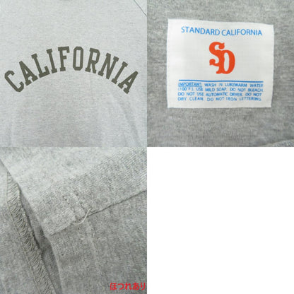 STANDARD CALIFORNIA | スタンダードカリフォルニア Heavyweight Logo Baseball T 半袖Ｔシャツ グレー サイズ：M【瀬戸大橋店】