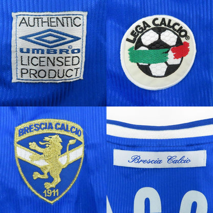 UMBRO | アンブロ Brescia Calcio 半袖シャツ ゲームシャツ ブルー サイズ：S【瀬戸大橋店】