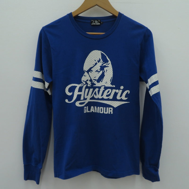 HYSTERIC GLAMOUR | ヒステリックグラマー 長袖Ｔシャツ 0253CL02 ブルー サイズ：S【瀬戸大橋店】
