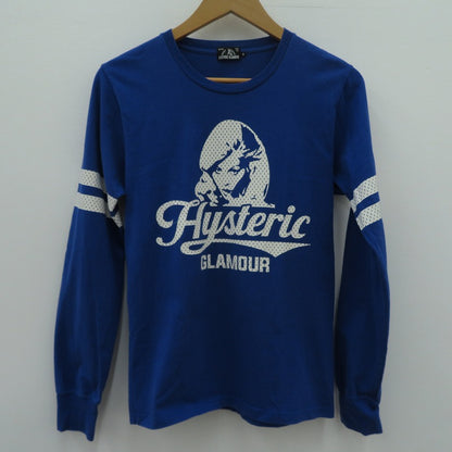 HYSTERIC GLAMOUR | ヒステリックグラマー 長袖Ｔシャツ 0253CL02 ブルー サイズ：S【瀬戸大橋店】
