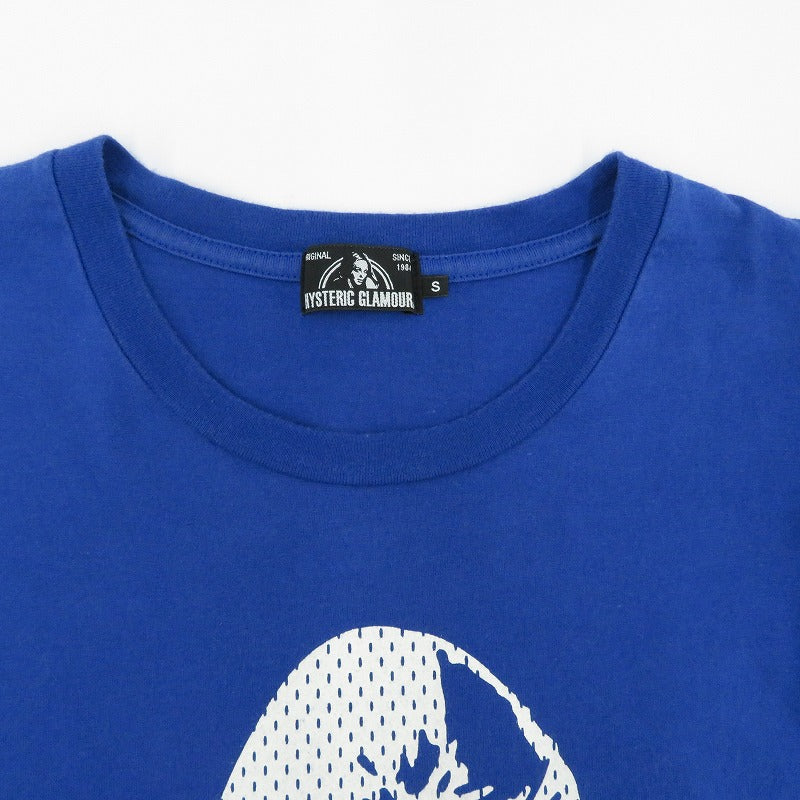 HYSTERIC GLAMOUR | ヒステリックグラマー 長袖Ｔシャツ 0253CL02 ブルー サイズ：S【瀬戸大橋店】