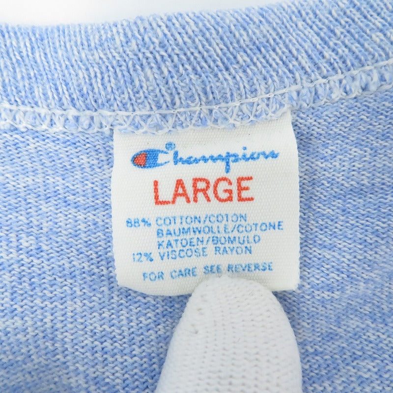 Champion | チャンピオン トリコタグ 霜降り 半袖Ｔシャツ ブルー サイズ：L【瀬戸大橋店】