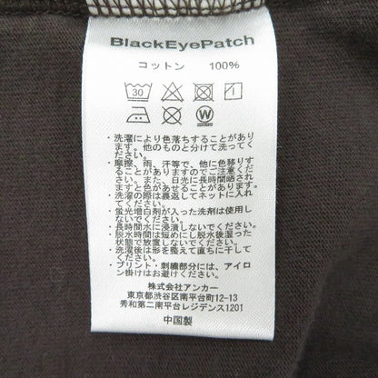 BlackEyePatch | ブラックアイパッチ 半袖Ｔシャツ ブラウン サイズ：S【瀬戸大橋店】