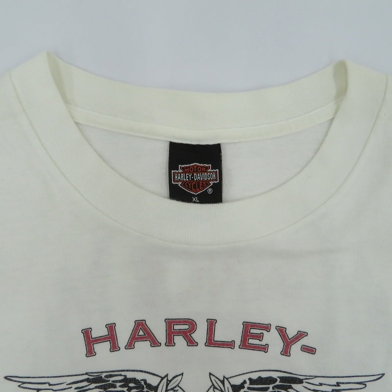 HARLEY-DAVIDSON | ハーレーダビットソン 半袖Ｔシャツ ホワイト サイズ：XL【瀬戸大橋店】