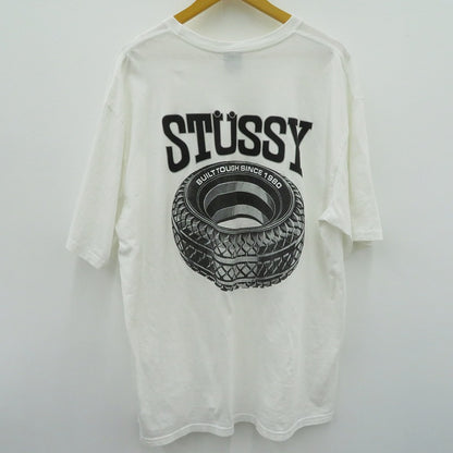 STUSSY | ステューシー Tough Tread Tee 半袖Ｔシャツ ホワイト サイズ：XL【瀬戸大橋店】