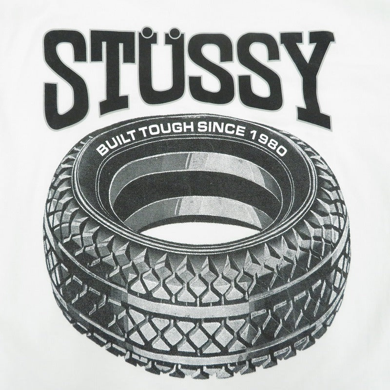 STUSSY | ステューシー Tough Tread Tee 半袖Ｔシャツ ホワイト サイズ：XL【瀬戸大橋店】