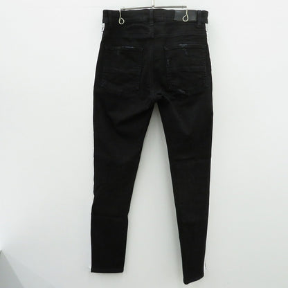 AMIRI | アミリ ｻｲﾄﾞﾗｲﾝ ｸﾗｯｼｭ加工 デニムパンツ ブラック サイズ：32【瀬戸大橋店】