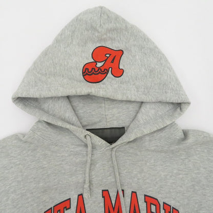 MUTA MARINE | ムータマリン College Logo Hooded Sweatshirt パーカー MMAC-MA2205 ×ACANTHUS グレー サイズ：5【瀬戸大橋店】